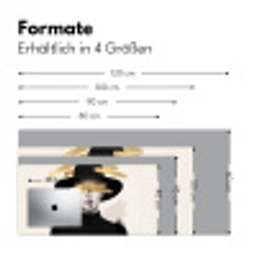 Vrouw - Portret - Modern - Goud - Kunst Muismat XXL klein -ysfeer5_duits