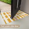 Geometrisch - Patroon - Geel - Roze Deurmat klein 898 -USP_NL