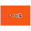 Cool - Stippen - Oranje poster papier klein -3d