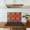 Modern - Retro - Kleurrijk keuken achterwand spatscherm klein 900 -sfeer2