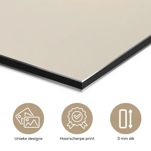 Pinda - Ruw - Beige aluminium wit klein -closeup_NL
