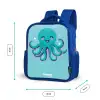 Octopus - Water - Blauw Kinderrugzak - Blauw middel -productfoto_formaten