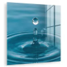 Waterdruppel - Water - Oppervlakte plexiglas 5mm klein -zzzproduct_nieuw