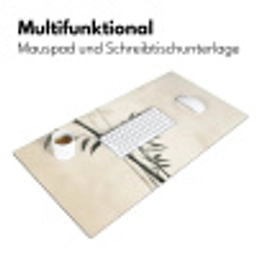 Japandi - Bamboe - Beige Muismat XXL klein -ysfeer4_duits