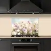 Bloemenveld - Lichte tinten - Geschilderd keuken achterwand spatscherm klein -sfeer1