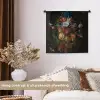 Festoen van vruchten en bloemen - Schilderij van Jan Davidsz. de Heem Wandkleed katoen klein -sfeer1