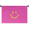 Smiley - Vrolijk - Roze Wandkleed katoen klein -zz3d
