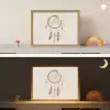 Dromenvanger - Bohemian - Boho - Pastel kleuren Light Box met batterij (Wandlamp kind) middel -sfeer3_kind