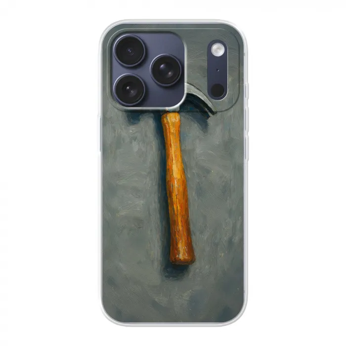 Hamer - Schilderij - Gereedschap Telefoonhoesje iPhone 17 Pro klein -3d
