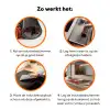 Feestvreugde - Winterbos - Kleurrijk Inductie beschermer vinyl 3mm klein -zzzzzzz-td-werking
