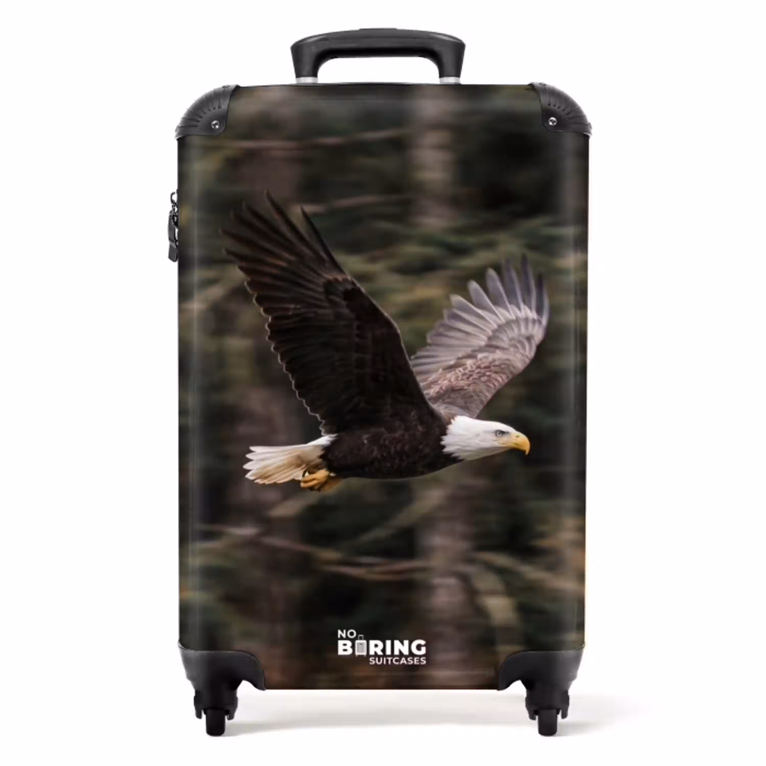 Zeearend - Vliegen - Bos - Natuur NBS - Handbagage koffer - Volwassenen Unisex middel -productfoto_recht