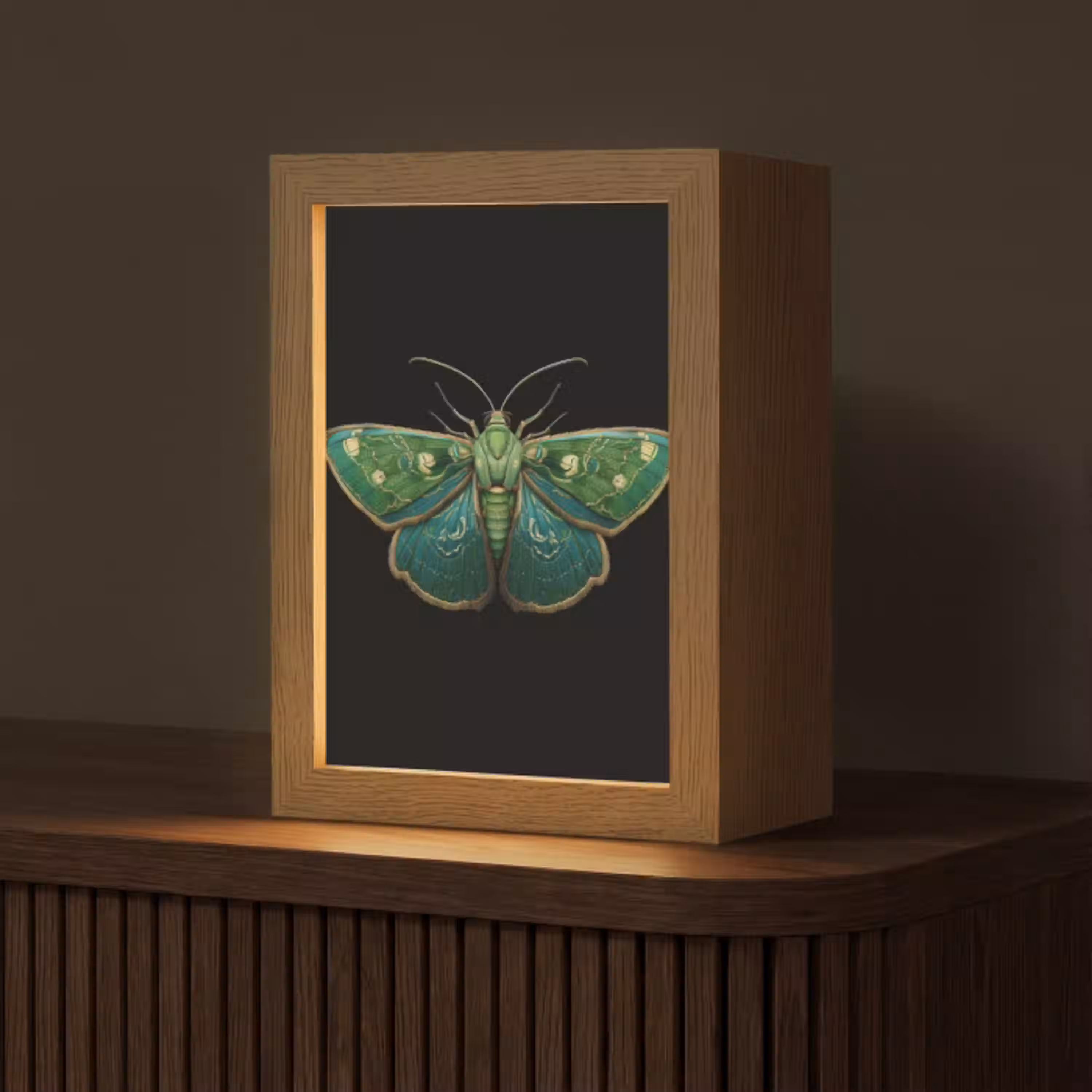 Mot - Levendig - Groen Light Box met kabel (Tafellamp) klein -z3d_website