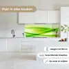 Golven - Abstract - Groen keuken achterwand 2 middel -sfeer4_NL