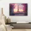 Eiffeltoren - Parijs - Roze canvas 2cm klein -sfeer6