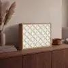 Grafisch - Patroon - Grijs Light Box met batterij (Wandlamp) middel 907 -sfeer2