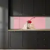 Kers - Slagroom - Roze keuken achterwand 2 middel -sfeer1