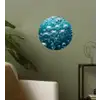 Luchtbellen - Dynamisch - Blauw Wandcirkel behangsticker klein -sfeer2