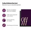 Oh hi - Paars - Cursief Inductie beschermer vinyl 3mm klein -zzzzzzz-cc-usp
