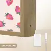 Aardbeien - Rood - Roze - Patroon Light Box met batterij (Wandlamp) middel 907 -USP_websiteoplaadbaarNL