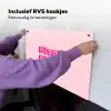 Bisou - Roze - Dikke letters Inductie beschemer met haakjes klein -ky-ophangen-nl