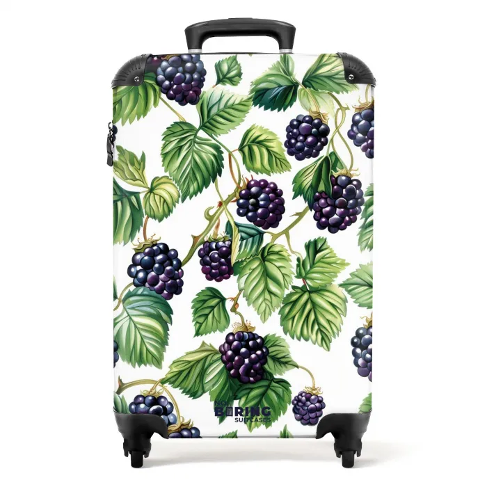 Vintage fruit - Bramen NBS - Handbagage koffer - Kinderen Unisex middel -productfoto_recht