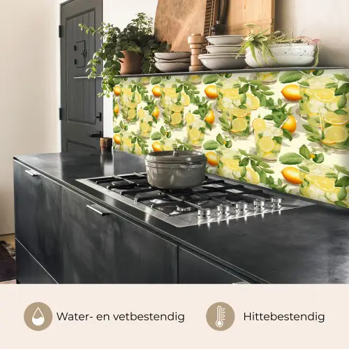 Citroen - Drankje - Glas - Munt keuken achterwand 2 middel 871 -usp_NL