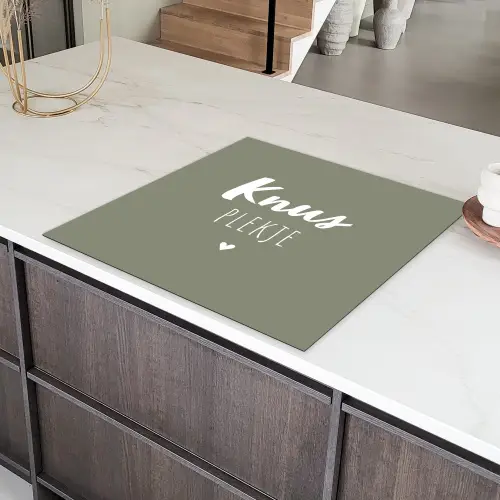 Spreuken - Knus plekje - Tekst - Zomer Inductie beschermer vinyl 3mm middel -sfeer8