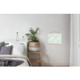 Groen - Marmer - Vloeiende aders textielposter latten blank klein 122 -woonkamer