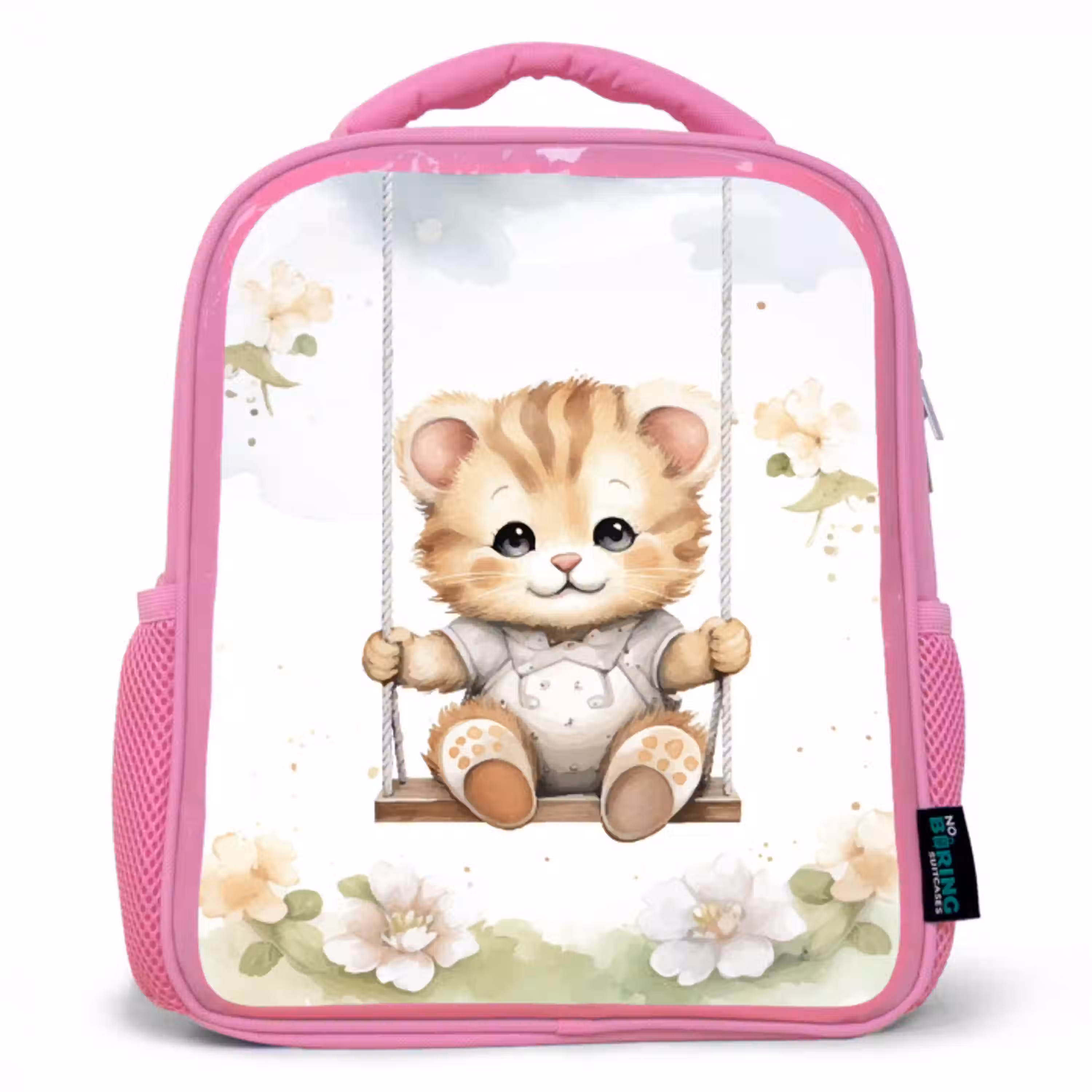 Beer - Baby - Dier - Kinderen Kinderrugzak - Roze middel -3d