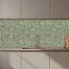Subtiel - Geometrisch - Goud - Groen keuken achterwand 2 middel 871 zz_3dshopping