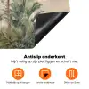 Tropisch landschap - palmbomen - Bloemen - Roze lucht Inductie beschermer vinyl 3mm klein -zzzzzzz-td-onderkant