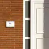 Aquarelachtergrond - Modern Naambord Rechthoek middel -sfeer3-rechthoek-S