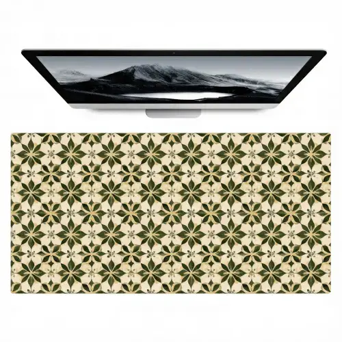 Tegel - Dessin - Groen Muismat XXL klein 681 -zzz3d