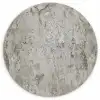 Beton  - Grijs - Muur Wandcirkel plexiglas klein 852 -3d