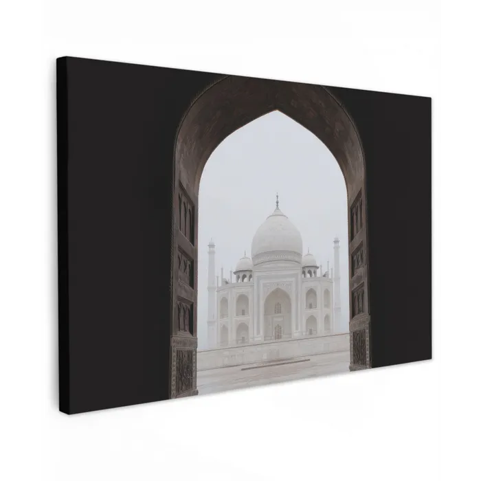 Donkere poort - Symmetrische koepel - Minaretten canvas 2cm klein -z3d