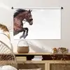 Paard - Springen - Modern Wandkleed katoen middel -sfeer5