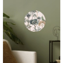 Inductie afdekplaat - Vintage - Jungle - Dieren - Natuur - Inductie beschermer Wandcirkel behangsticker klein -sfeer2