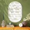 Food - Japandi - Cheese - Decoratie Wandcirkel Ovaal Glas middel -sfeer2