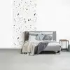 Terrazzo - Patroon - Wit - Neutraal fotobehang vinyl groot 64 -slaapkamer