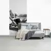 Glamour - Modern - Zwart - Wit fotobehang vinyl groot -slaapkamer