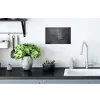 Beton - Zwart - Scheur Muursticker klein -keuken
