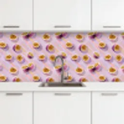 Passievrucht - Tropisch - Paars keuken achterwand 2 middel 871 -3d