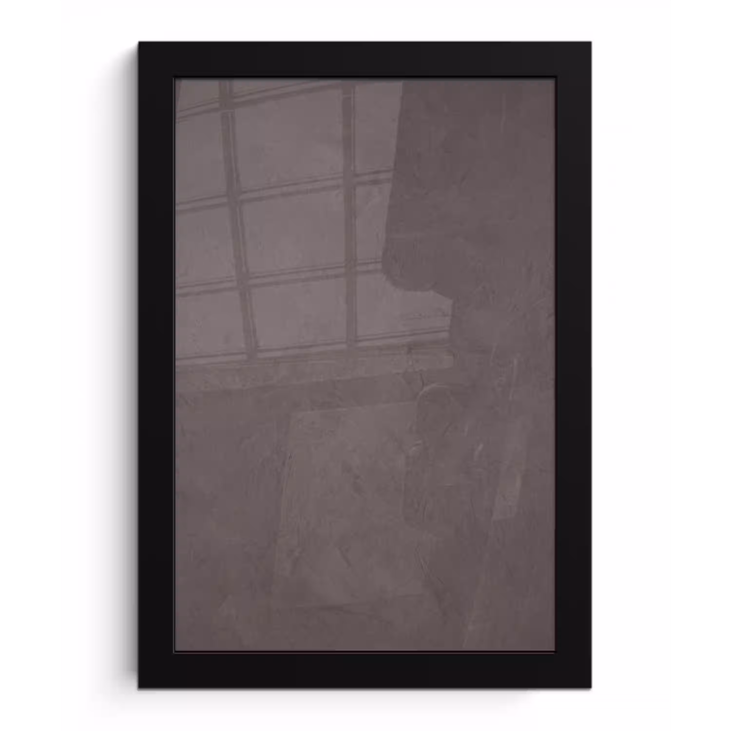 Textuur - Grijs - Modern - Abstract - Oppervlak fotolijst zwart zonder passe partout klein -3d