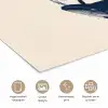 Walvissen - Spetters - Cirkel - Donkerblauw poster papier klein -closeup_NL