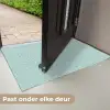 Turquoise - Patroon - Lijnen Deurmat klein 898 -USP_NL