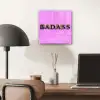 Felroze - Badass - Panterprint - Schaduw plexiglas 5mm klein -sfeer6