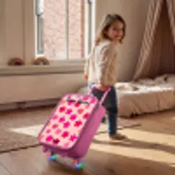 Bloemen - Patroon - Roze Kinderkoffer - Roze klein -sfeer1