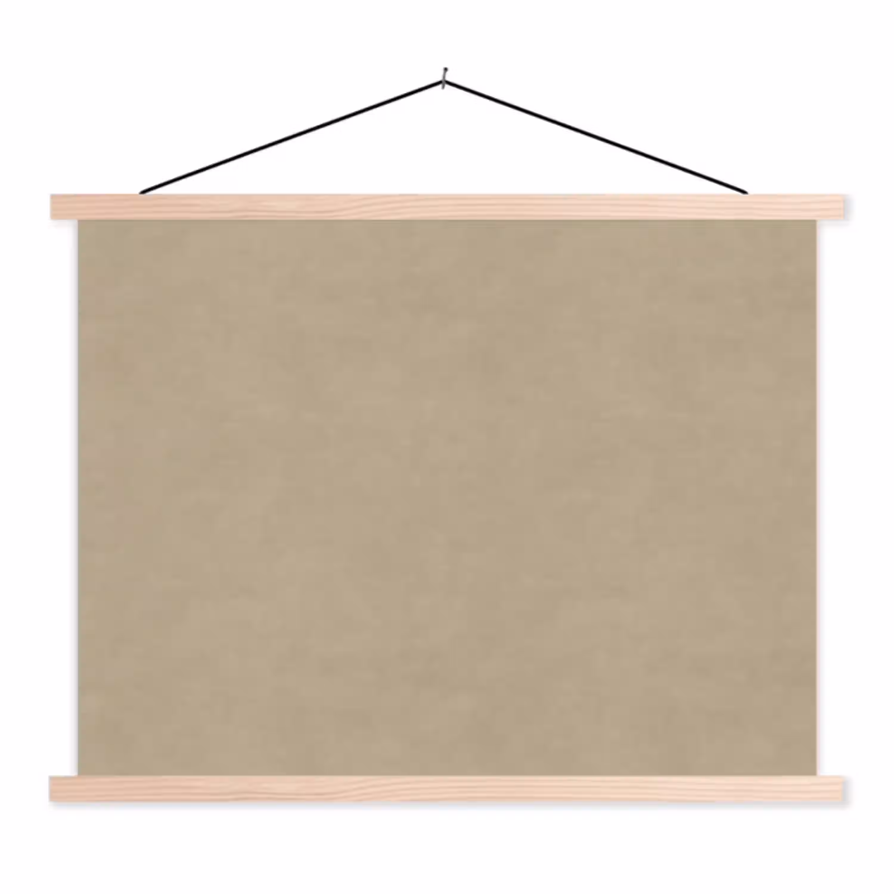 Zandkleur - Korrelige structuur - Beton textielposter latten blank klein 122 -3d
