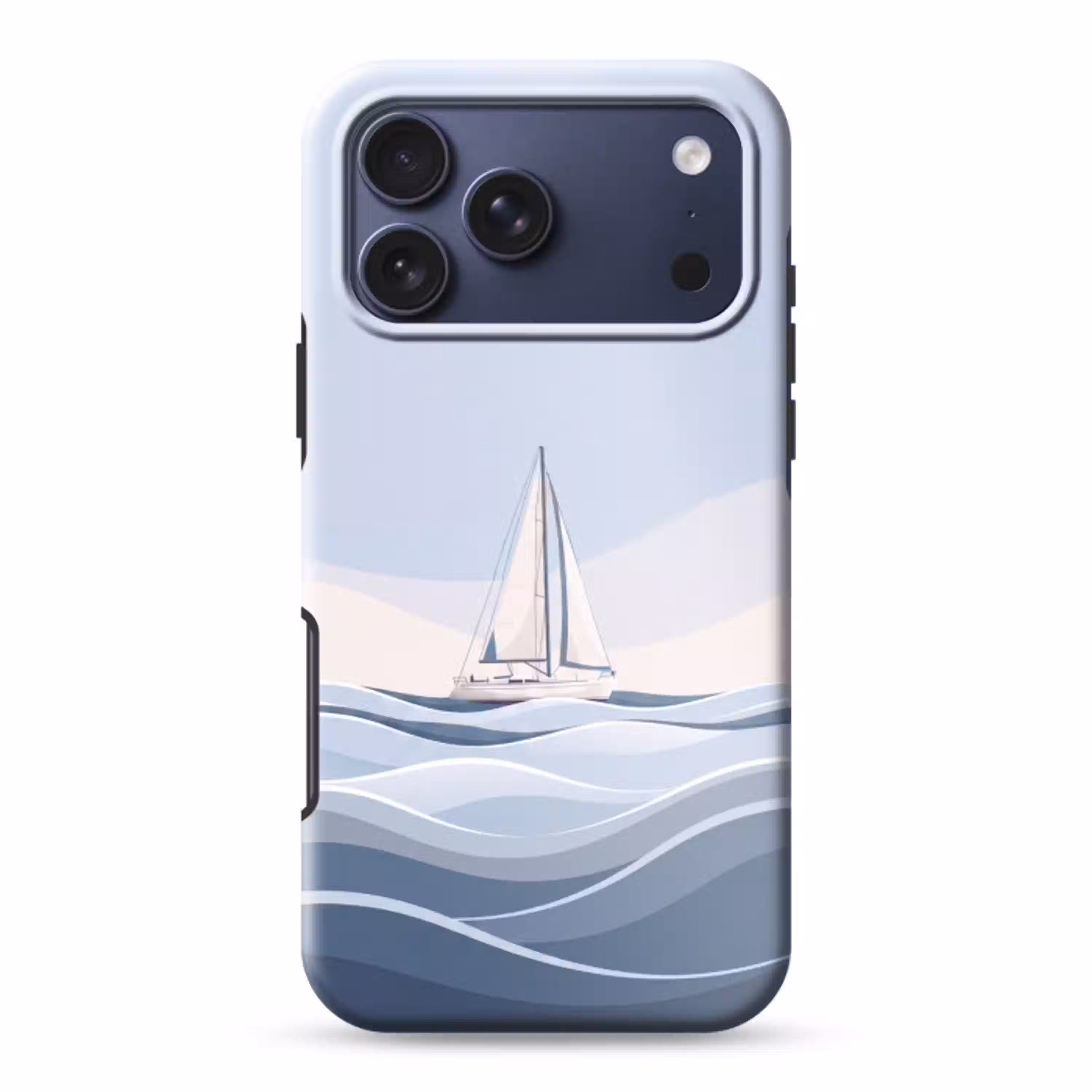 Boot - Zeil - Zee - Modern - Beige Toughcase MagSafe Apple iPhone 17 Pro Max klein -3d