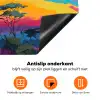 Giraffe - Savanna - Lucht - Gekleurd Inductie beschermer vinyl 3mm klein -zzzzzzz-td-onderkant